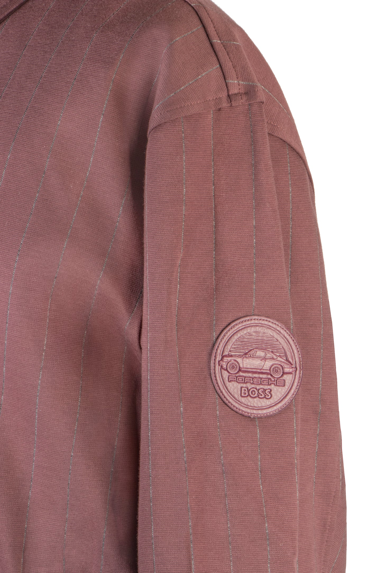 Hugo Boss Porsche Zip Sweatshirt Open Red