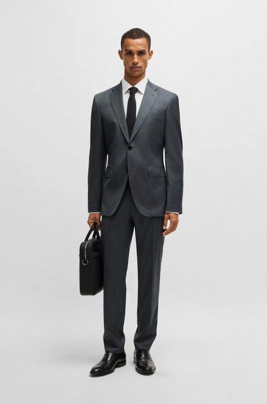 Hugo Boss Dark Grey Jeckson Lenon B1 Suit