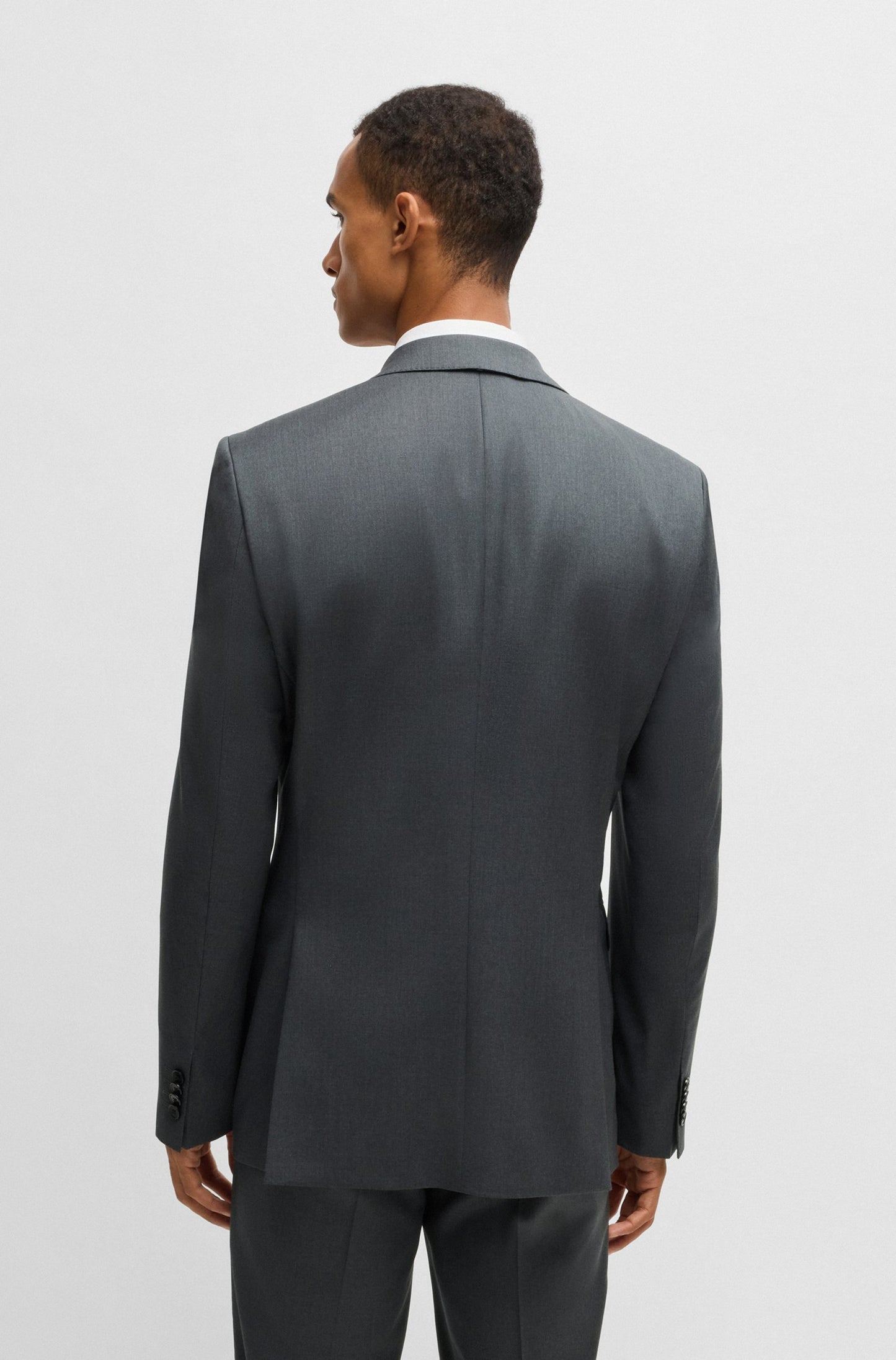 Hugo Boss Dark Grey Jeckson Lenon B1 Suit