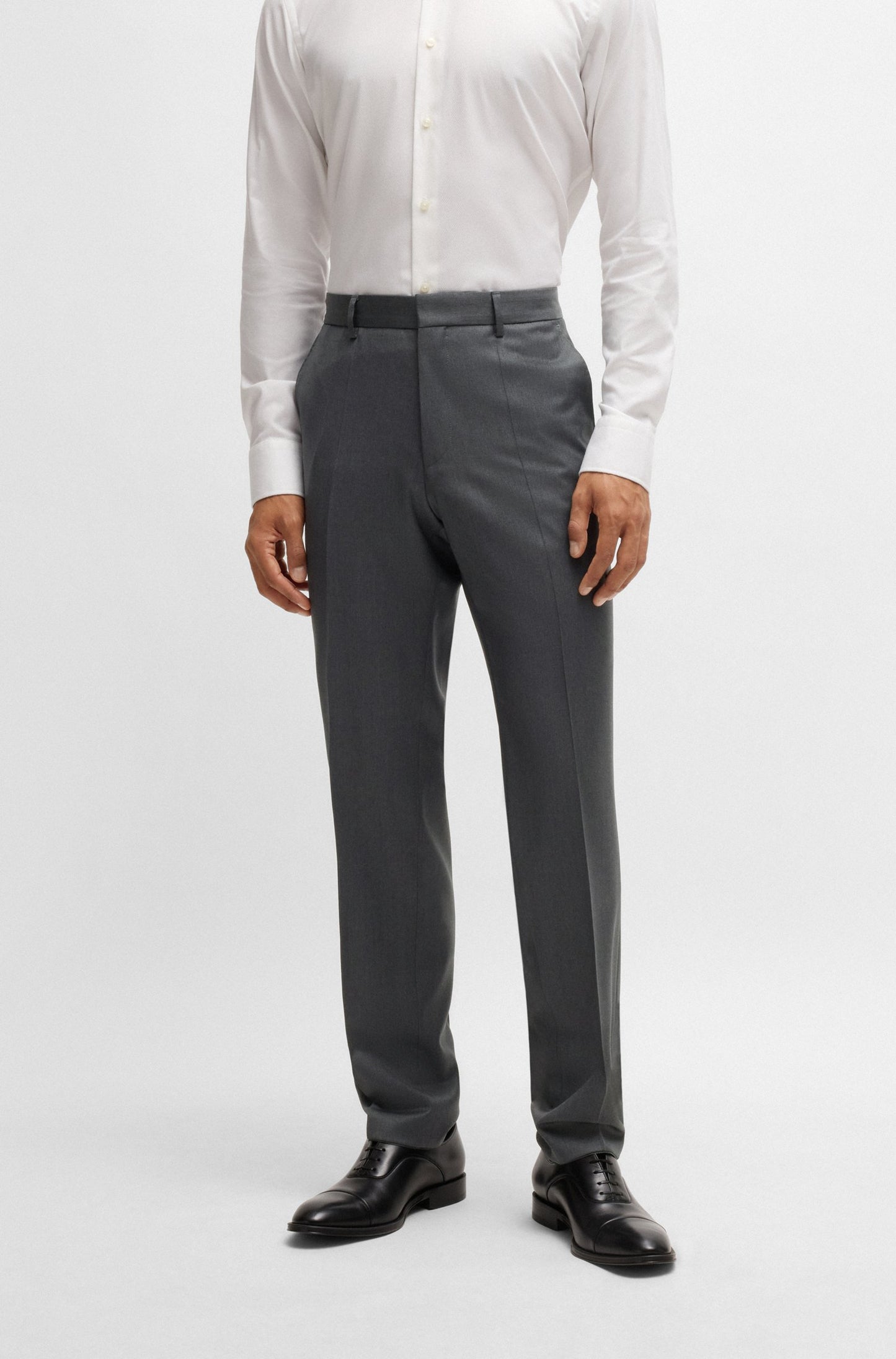 Hugo Boss Dark Grey Jeckson Lenon B1 Suit