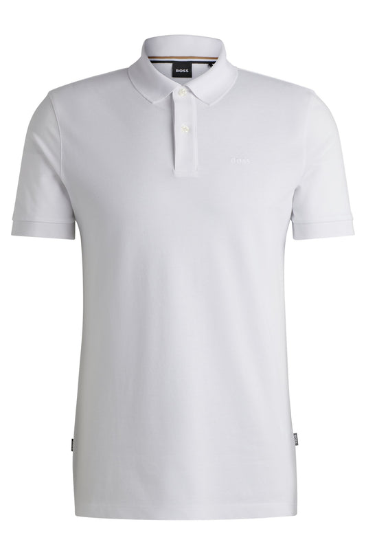 Hugo Boss Pallas Reg Fit Polo White