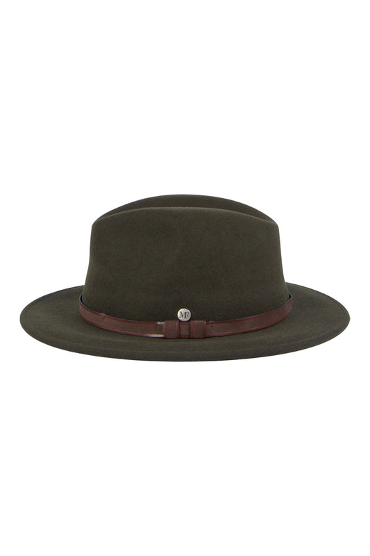 Flechet Wool Felt Crushable Safari Khaki