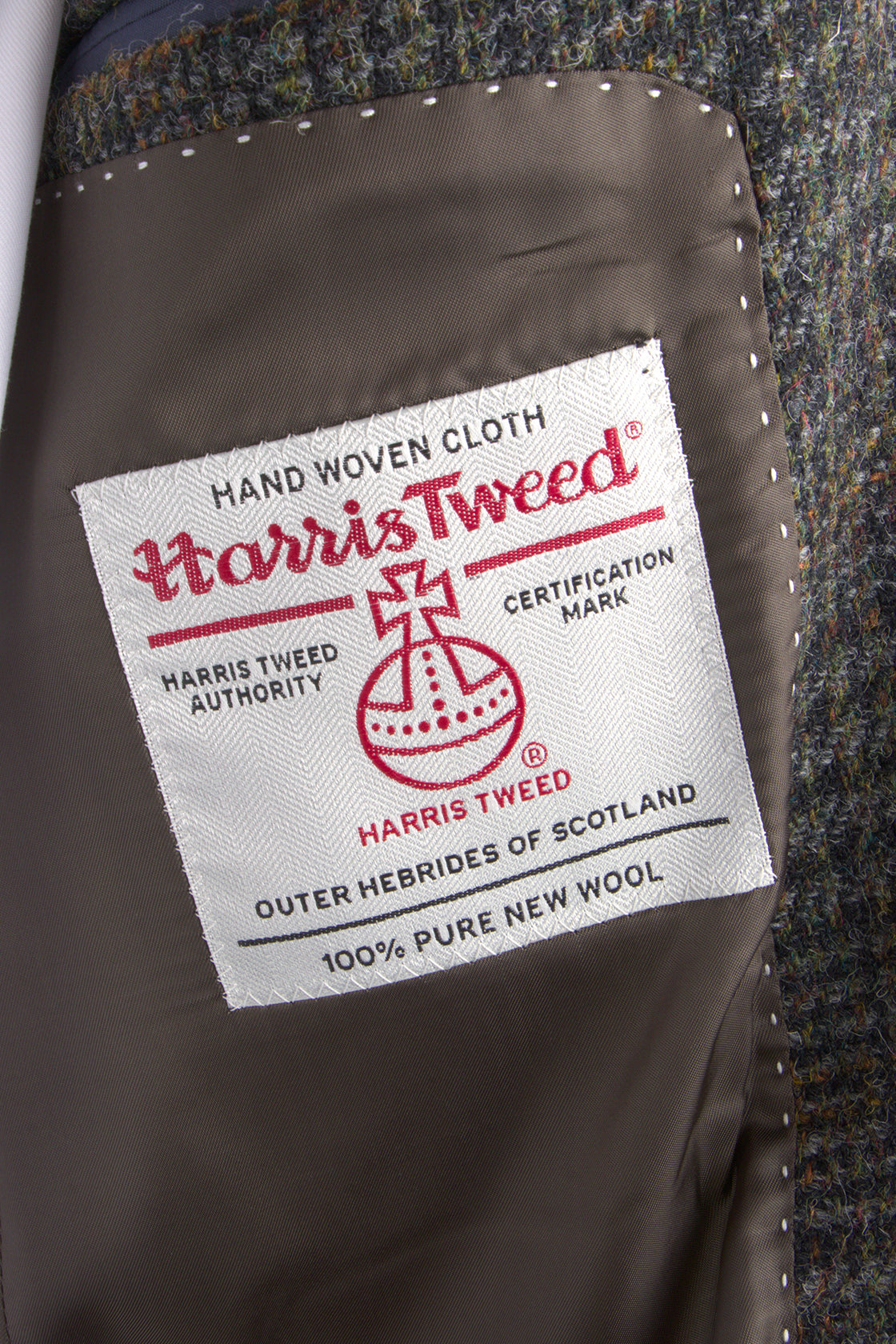 Routleys Harris Tweed Khaki/Grey Jacket