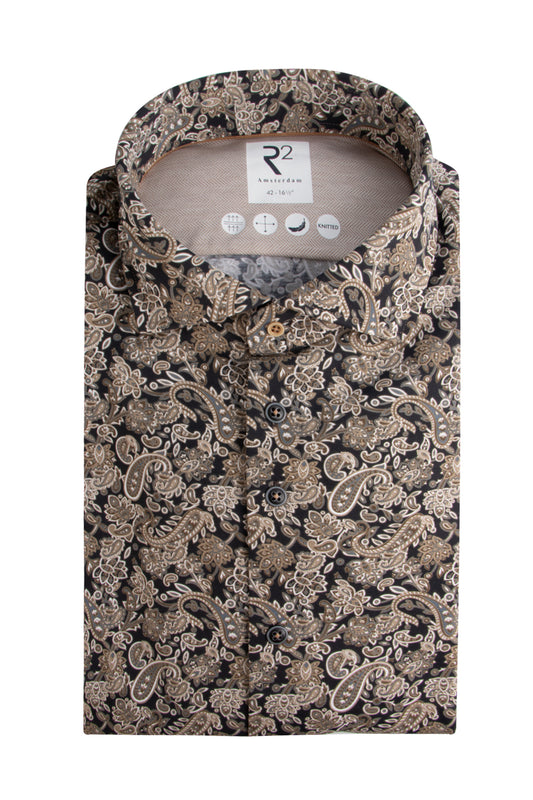 R2 Amsterdam Paisley Shirt Multi