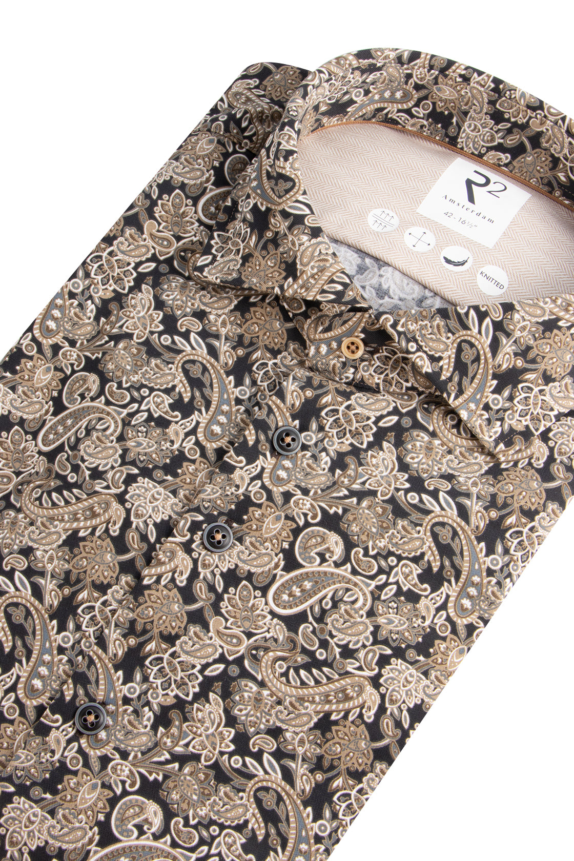 R2 Amsterdam Paisley Shirt Multi