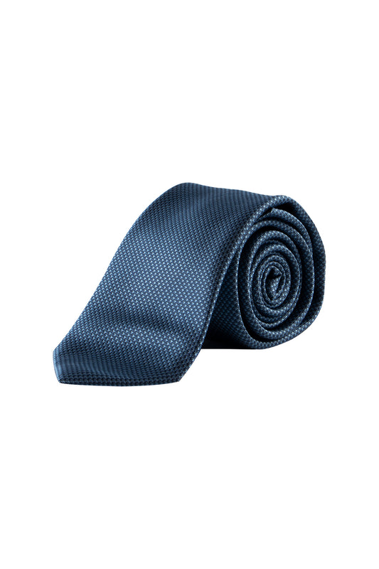 Hemley Silk Blue Neat 7.5cm Tie