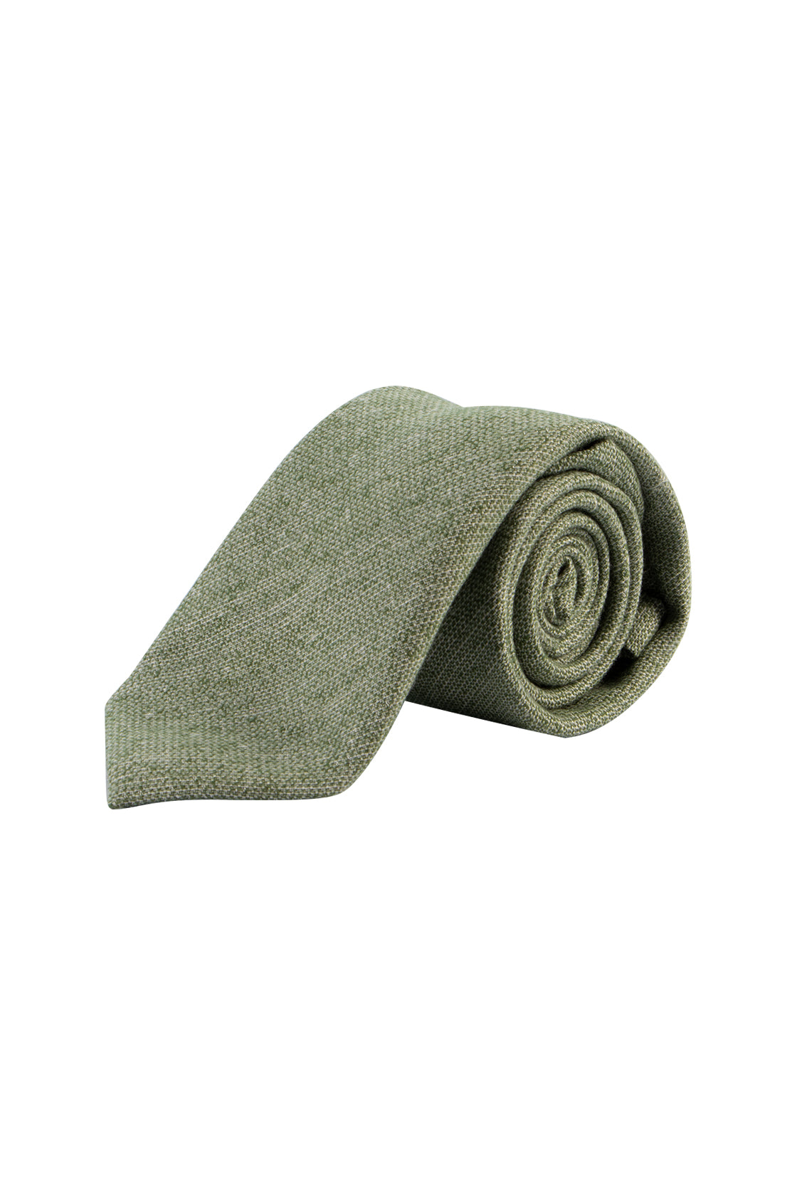 Hemley Wool/Silk Green 7.5cm Tie