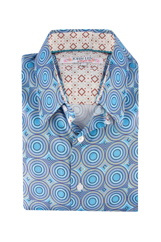 John Lennon Castleton Shirt Sapphire