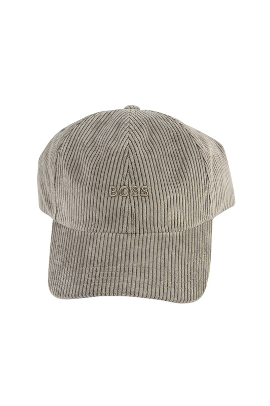 Hugo Boss Derrel Corduroy Cap Open Grey