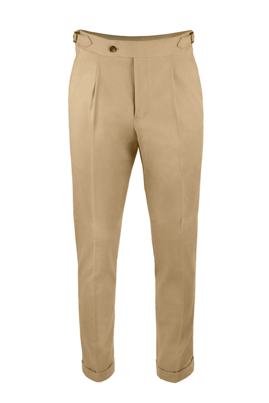Rembrandt Evans Brushed Cotton Trouser Beige