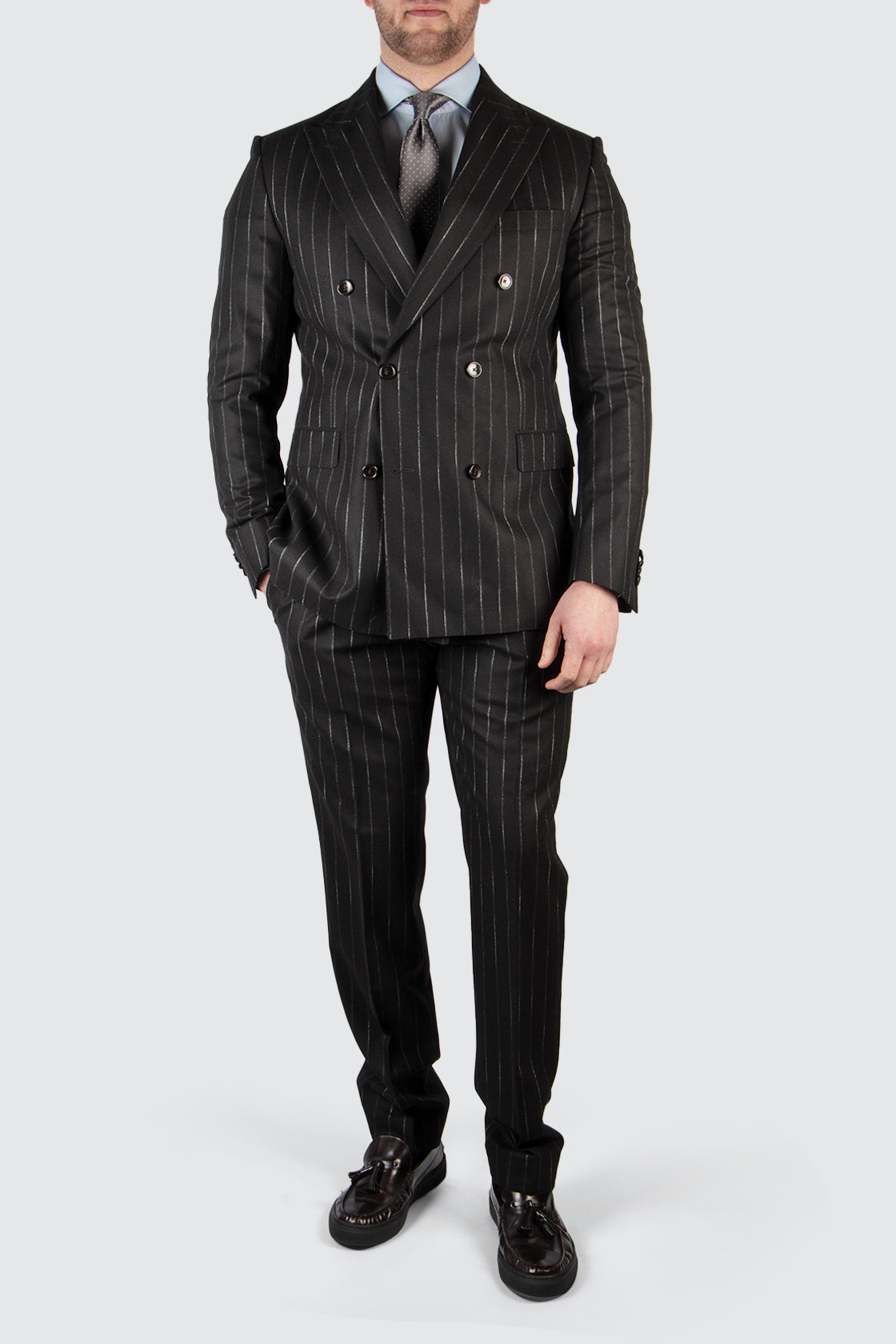 Eduard Dressler Sanders Jaden DB Suit Black Stripe