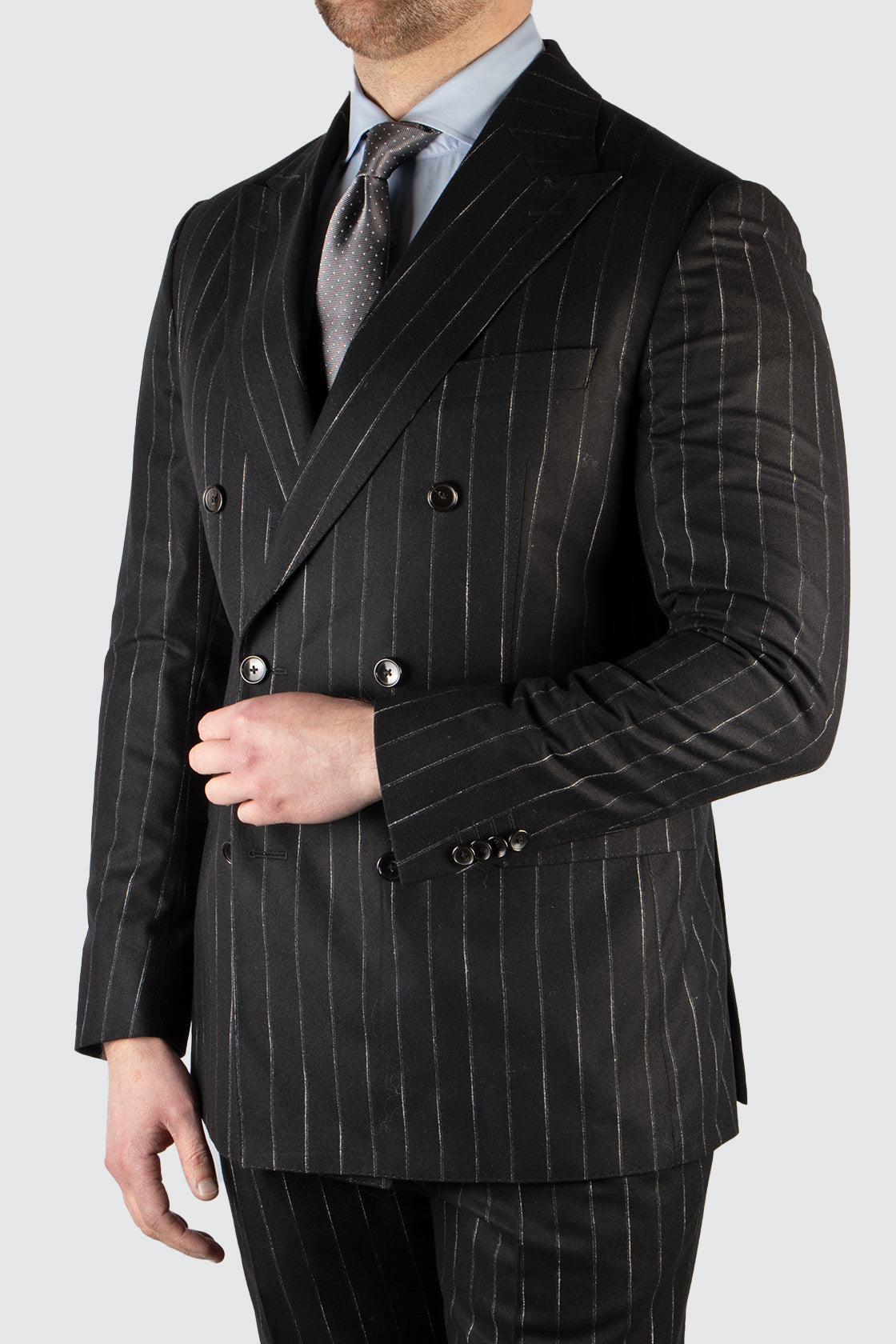Eduard Dressler Sanders Jaden DB Suit Black Stripe