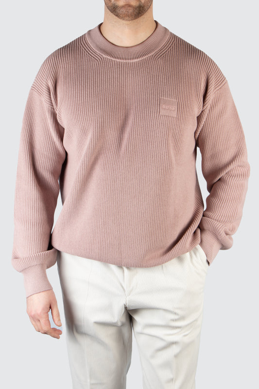 Hugo Boss Acircolo Knit Top Light Pastel Pink