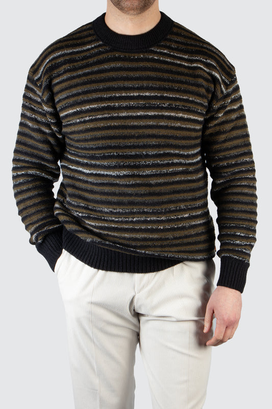 Hugo Boss Aturn Knit Top Black