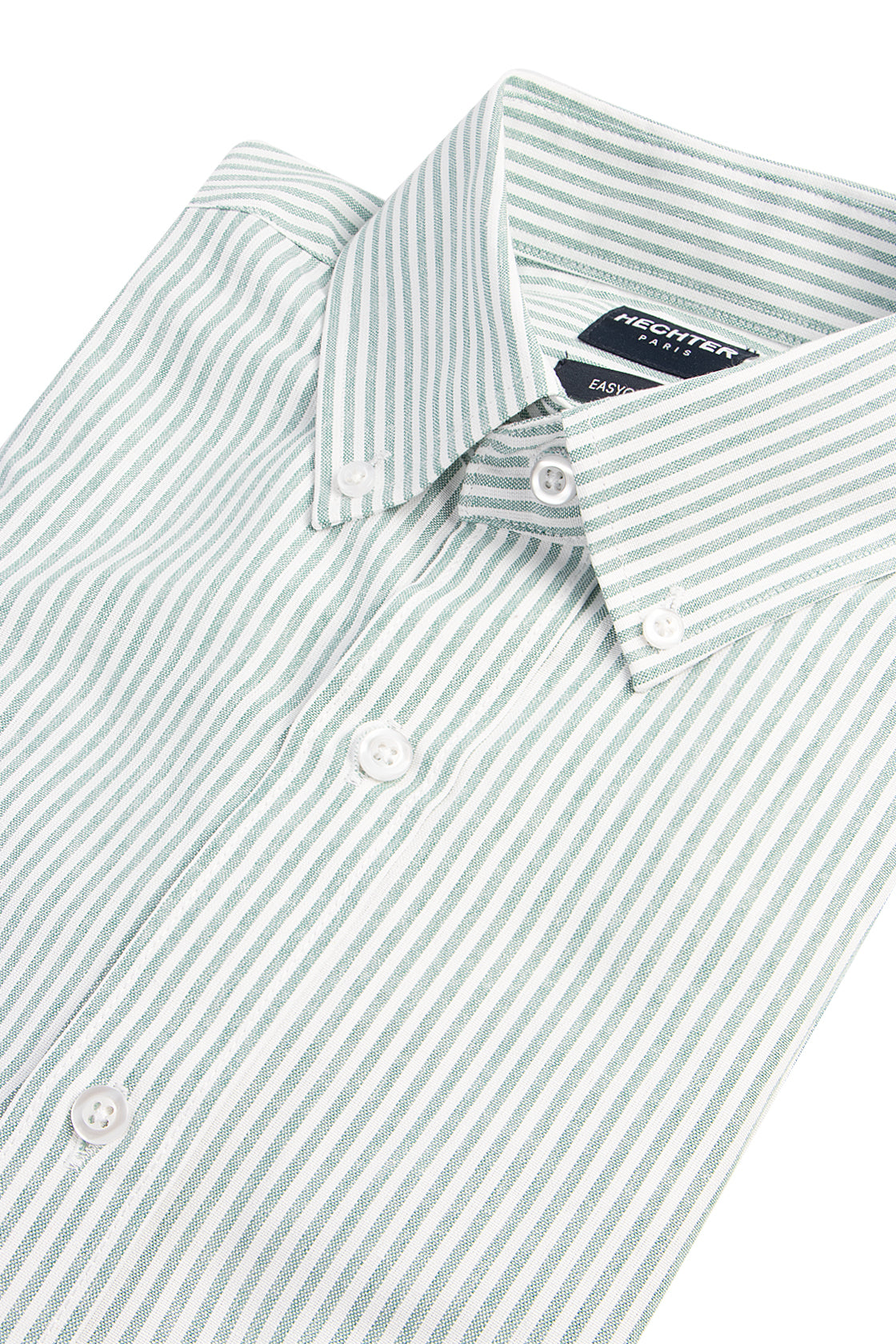 Daniel Hechter BD Oxford Shirt Green Stripe