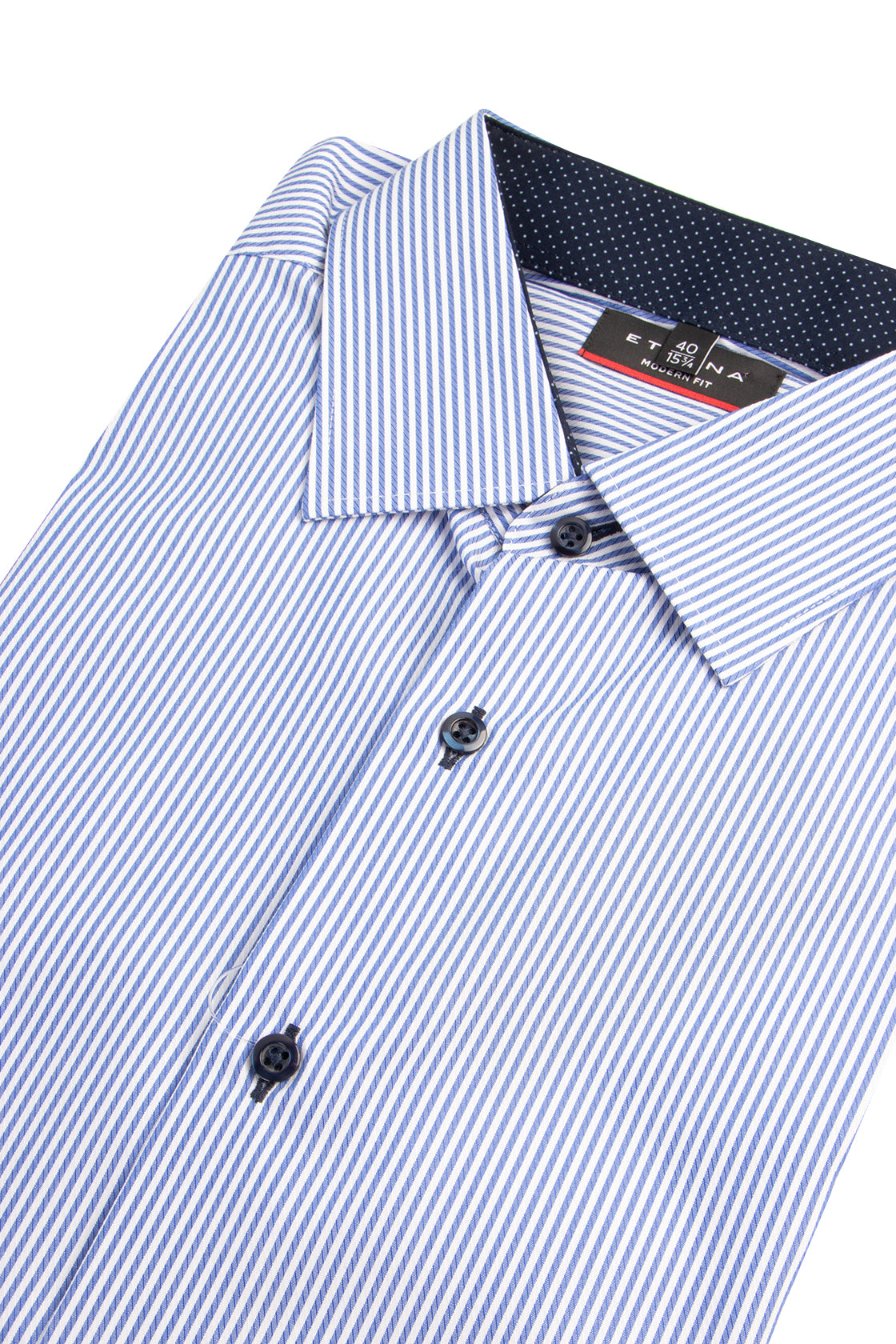 Eterna X14P Business Shirt Blue Stripe