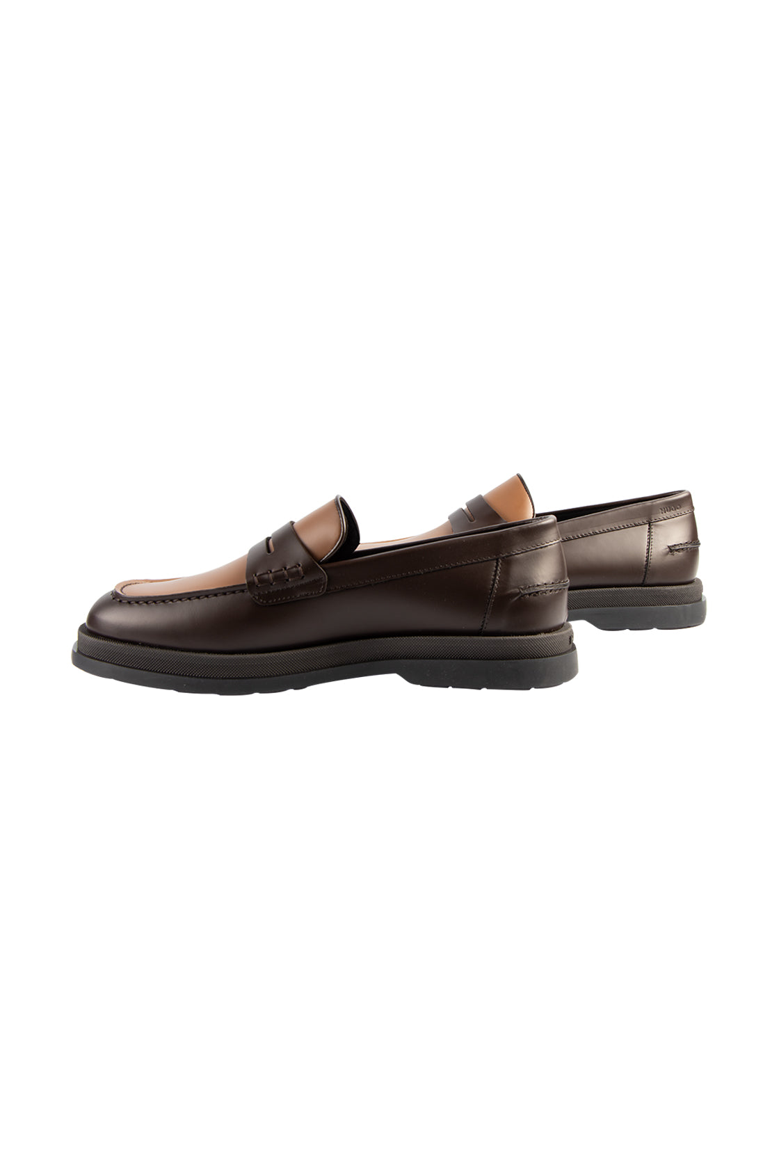 Hugo Boss Chaol Moccasin Open Brown