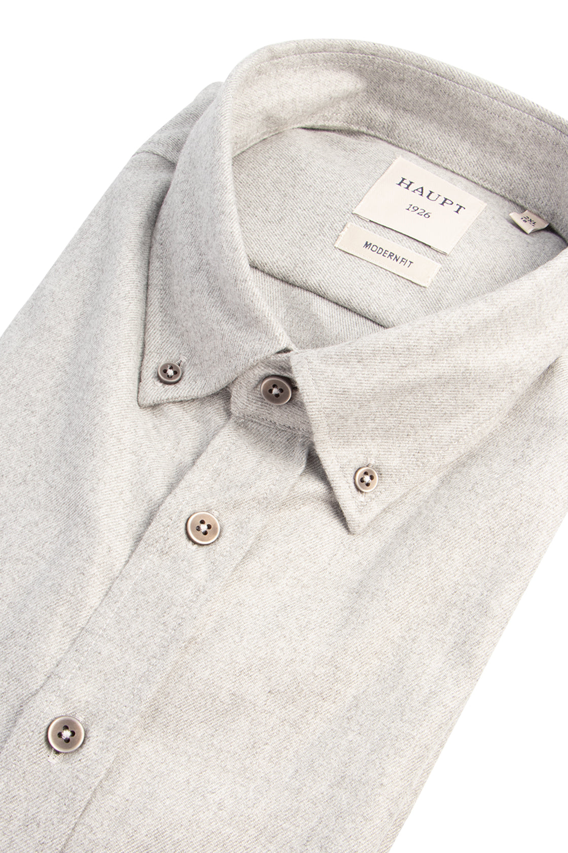 Haupt LS Winter Shirt Light Grey