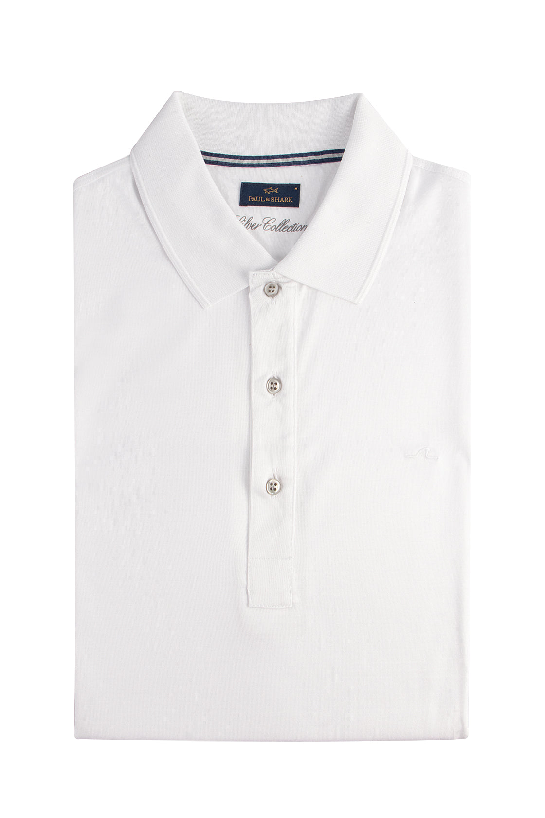 Paul & Shark SS Polo Fine Cotton White