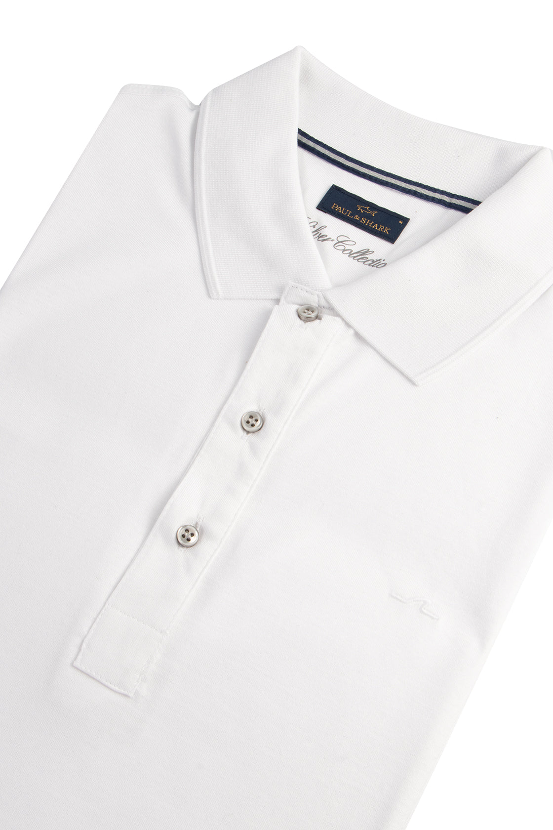 Paul & Shark SS Polo Fine Cotton White