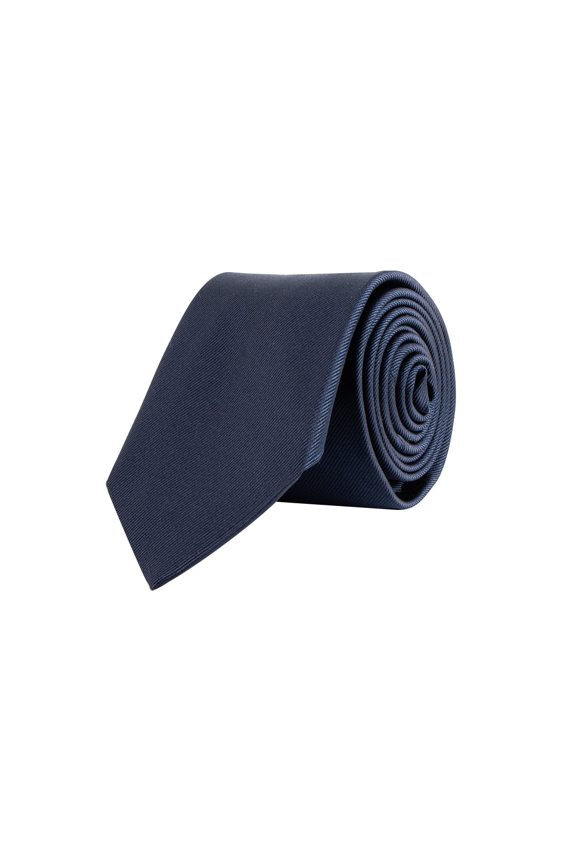 Cantini Pino Silk Plain Twill Tie Navy