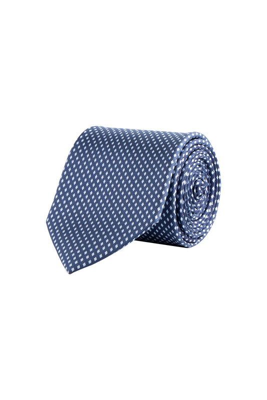 Cantini Bucaneve Silk Tie Cerulean