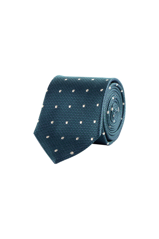 Cantini Bambu Silk Tie Green/Cerulean