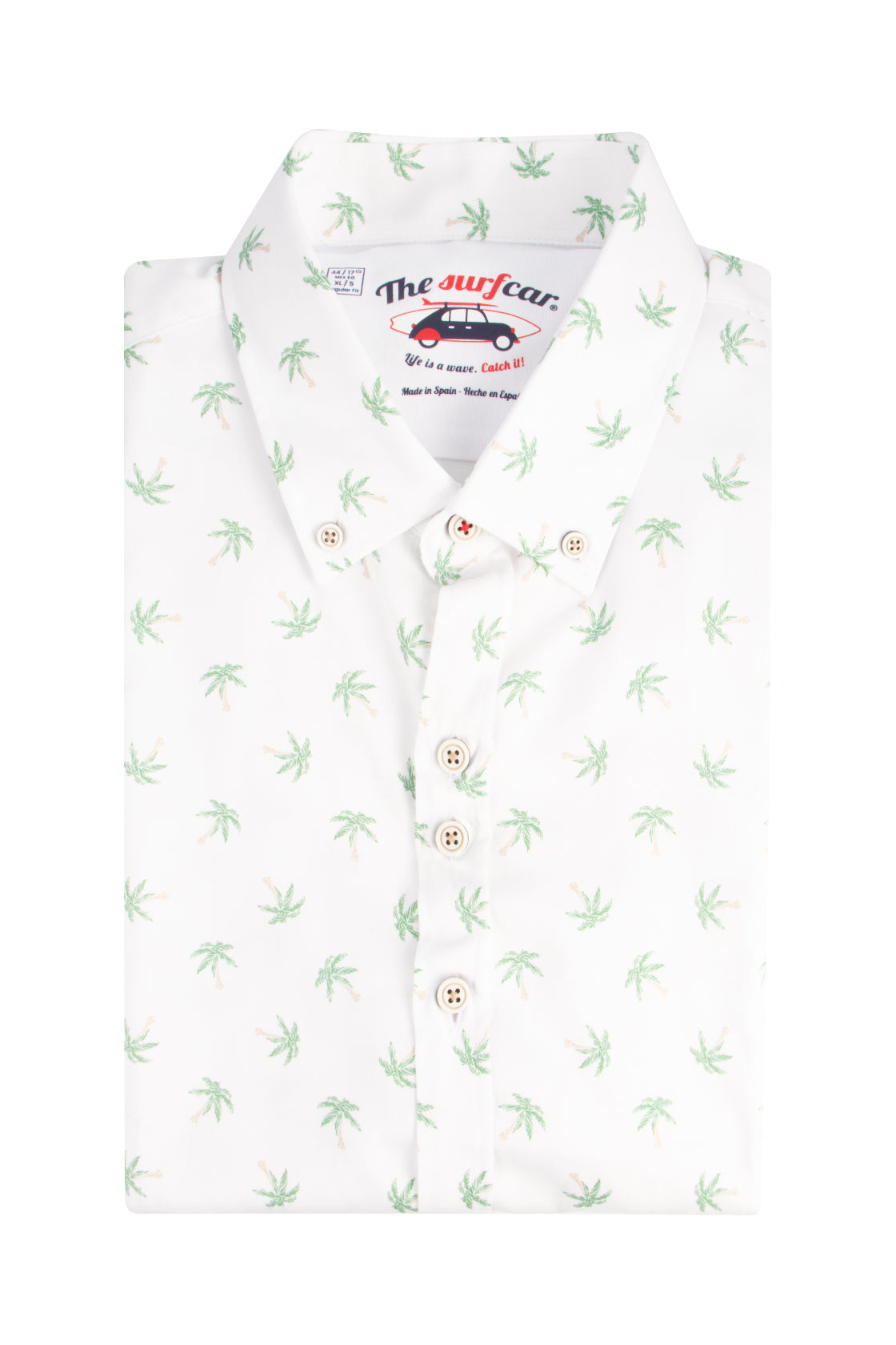 The Surf Car Palms SFaro SS Shirt Green