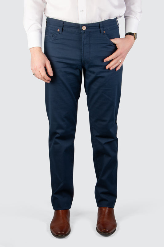 MMX Phoenix 5pkt Cotton/Silk Jean 32L Blue