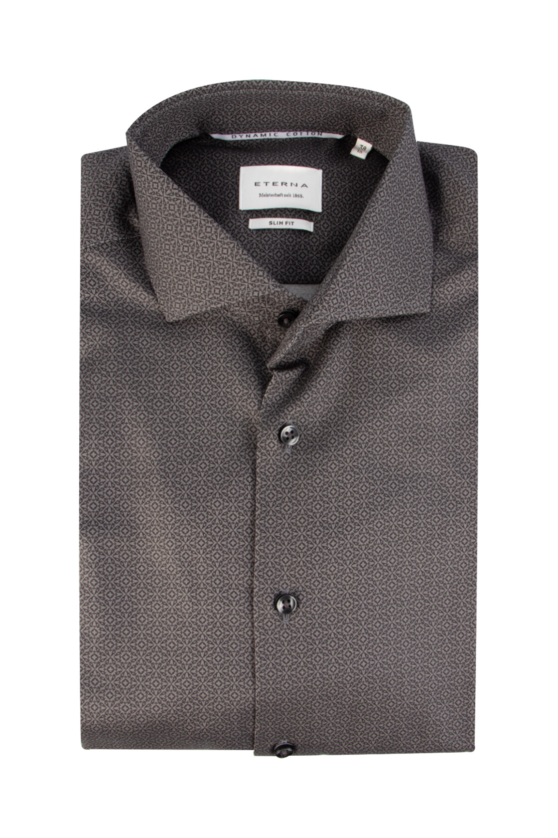 Eterna F182 Slim Business Shirt Charcoal