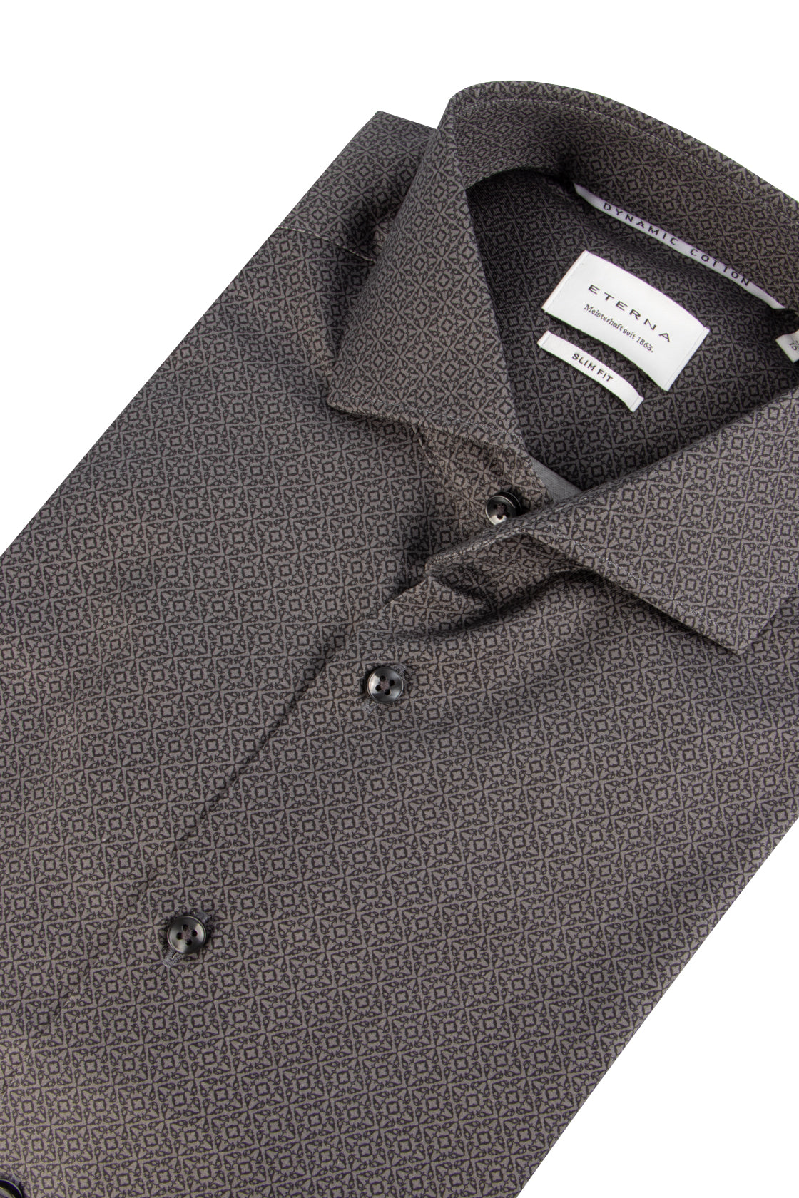 Eterna F182 Slim Business Shirt Charcoal