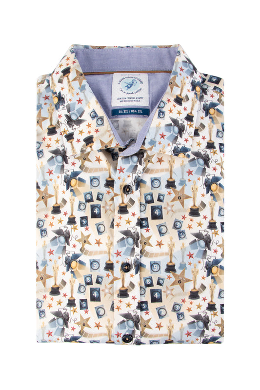 A Fish Named Fred Oscar Shirt White