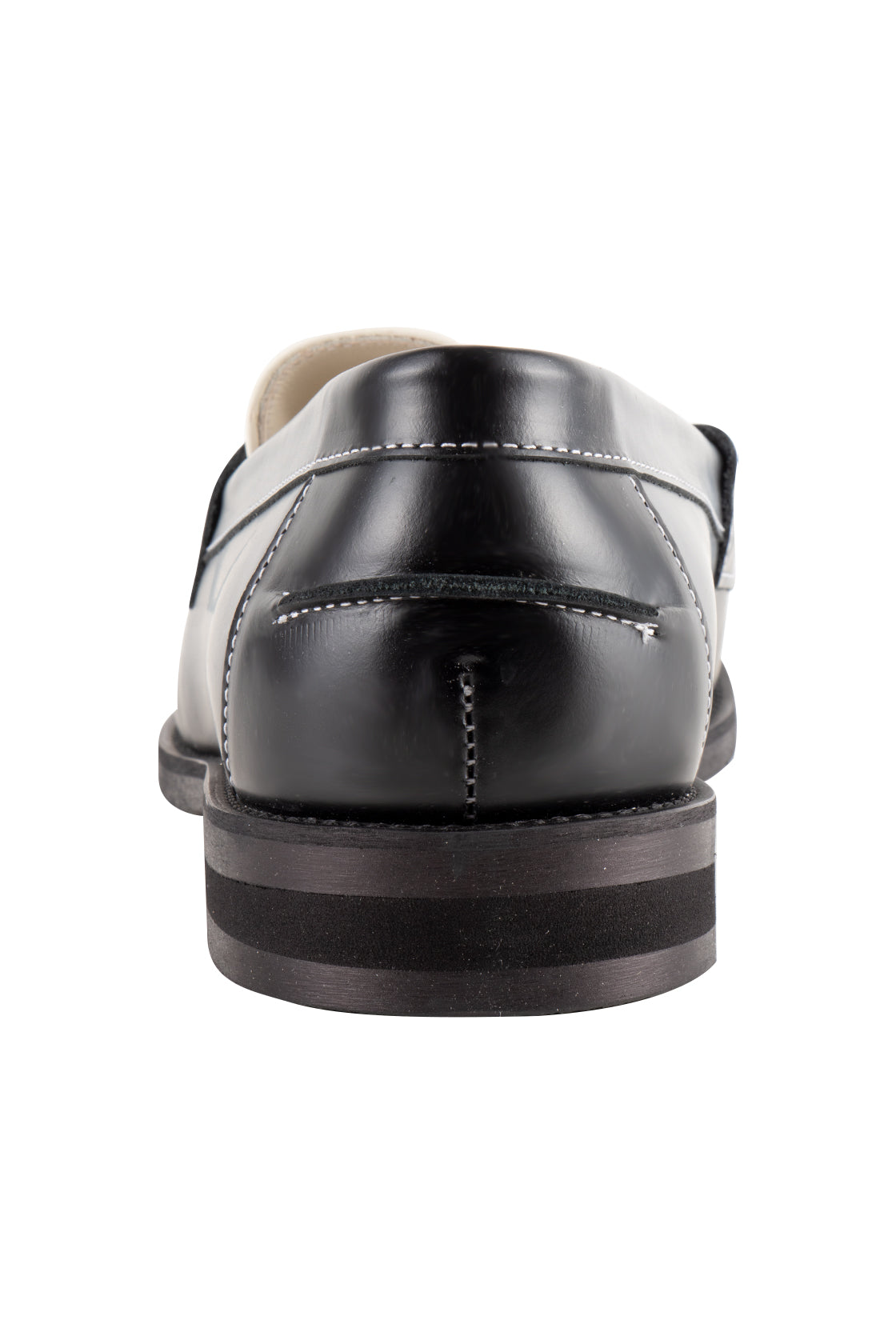 Duke + Dexter Wilde Penny Loafer Blk/Off Wht