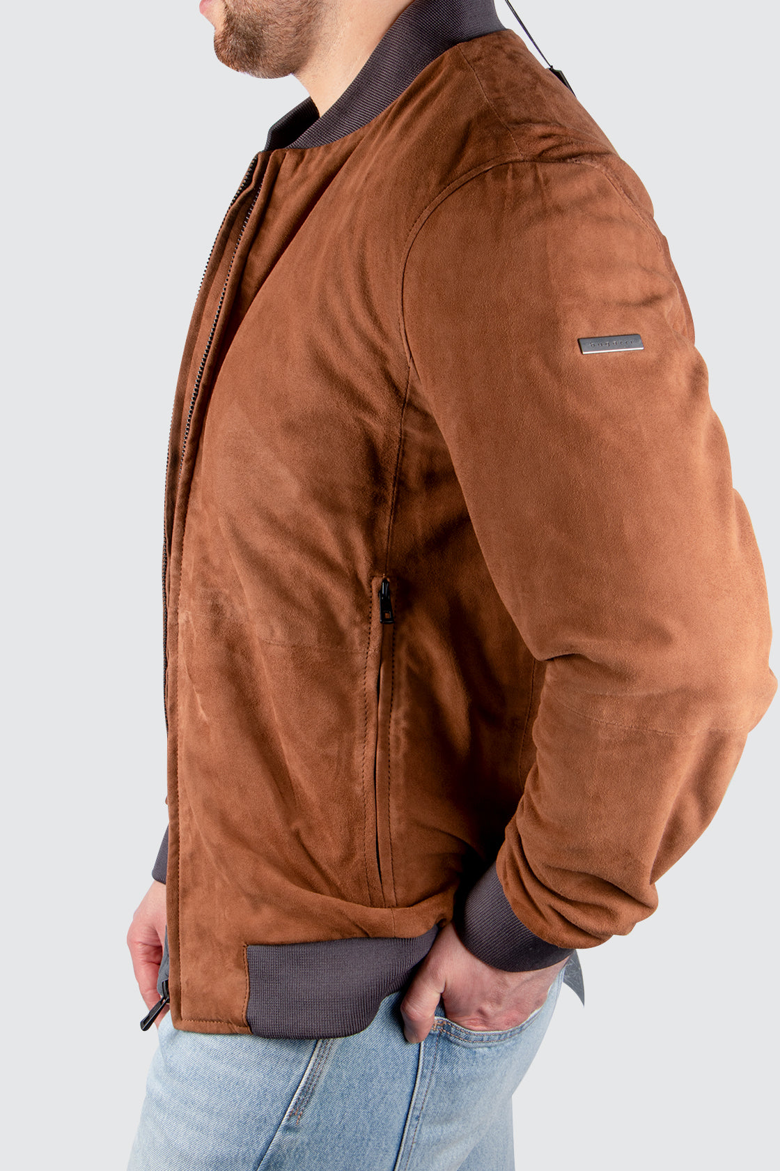 Bugatti Leather Jacket Cognac