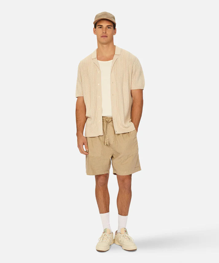 Industrie The Washed Alessio SS Shirt Stone