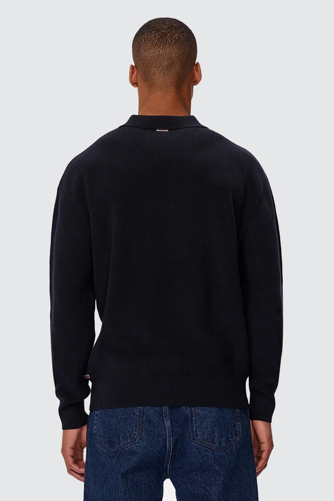 Industrie New England Polo Knit Navy