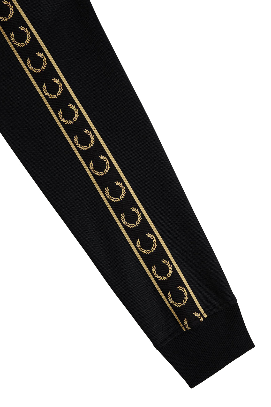 Fred Perry Contrast Tape Track Jacket Black/Champagne