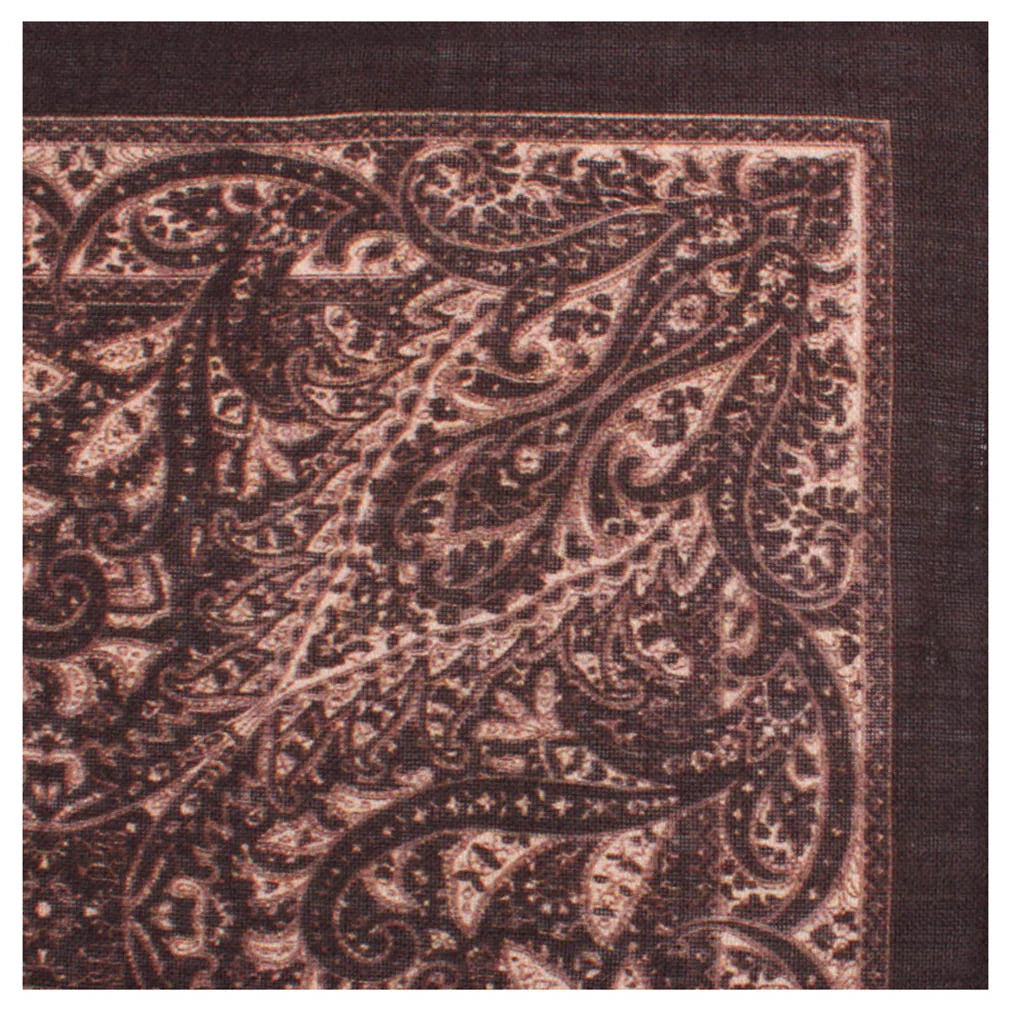 Otaa King Cool Brown Wool Pkt Square