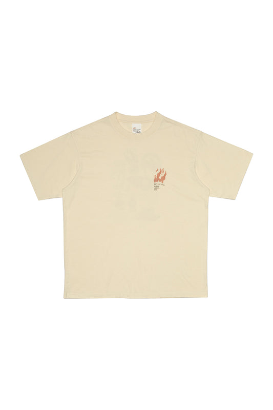 Nudie Jeans Koffe Fails T-Shirt Ecru