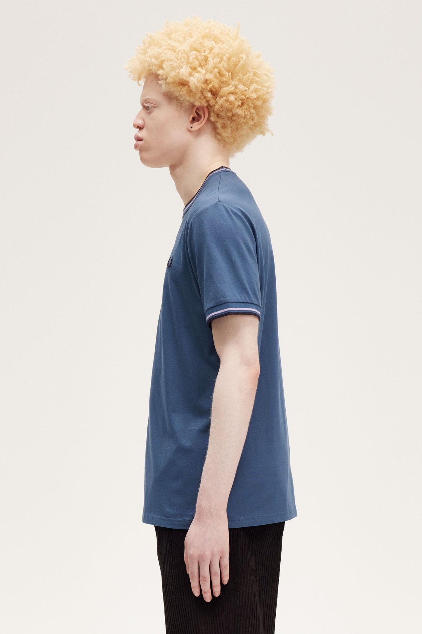 Fred Perry Twin Tipped SS Tee Midnight/Violet