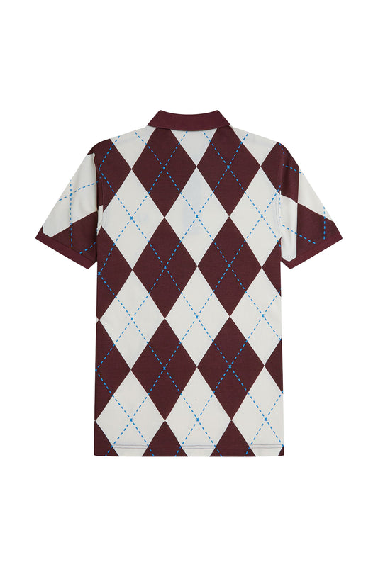 Fred Perry Argyle Polo Ecru