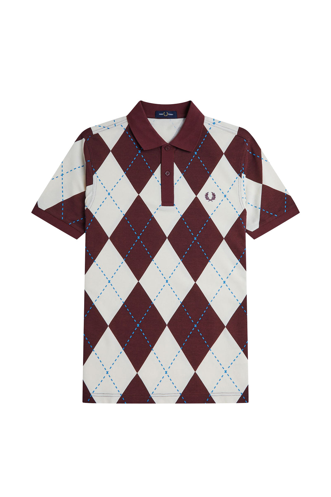 Fred Perry Argyle Polo Ecru