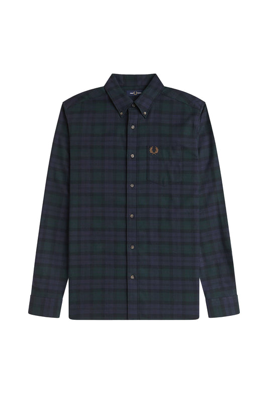 Fred Perry LS Shirt Black Watch