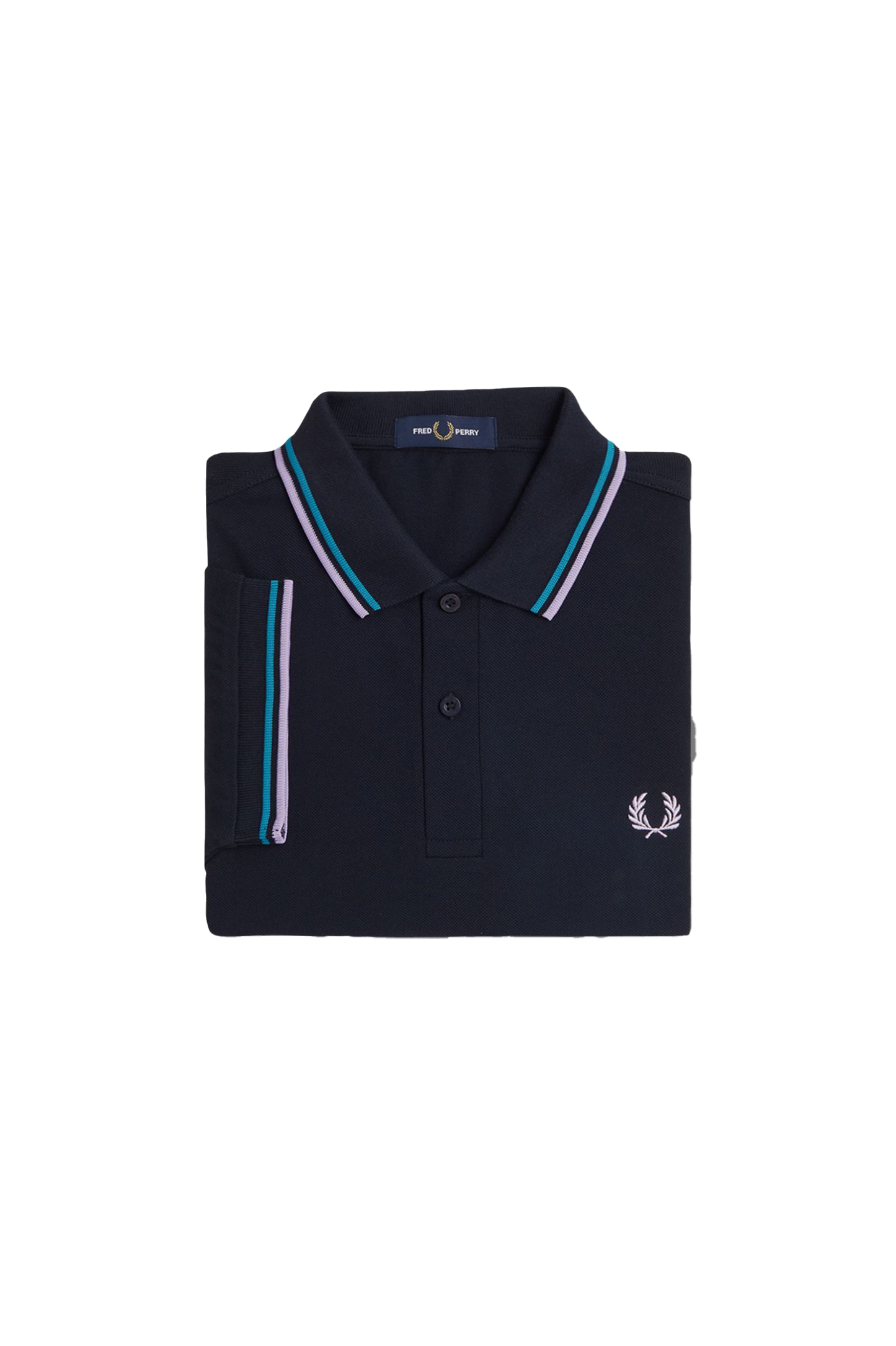 Fred Perry Twin Tipped SS Polo Navy/Blue/Violet