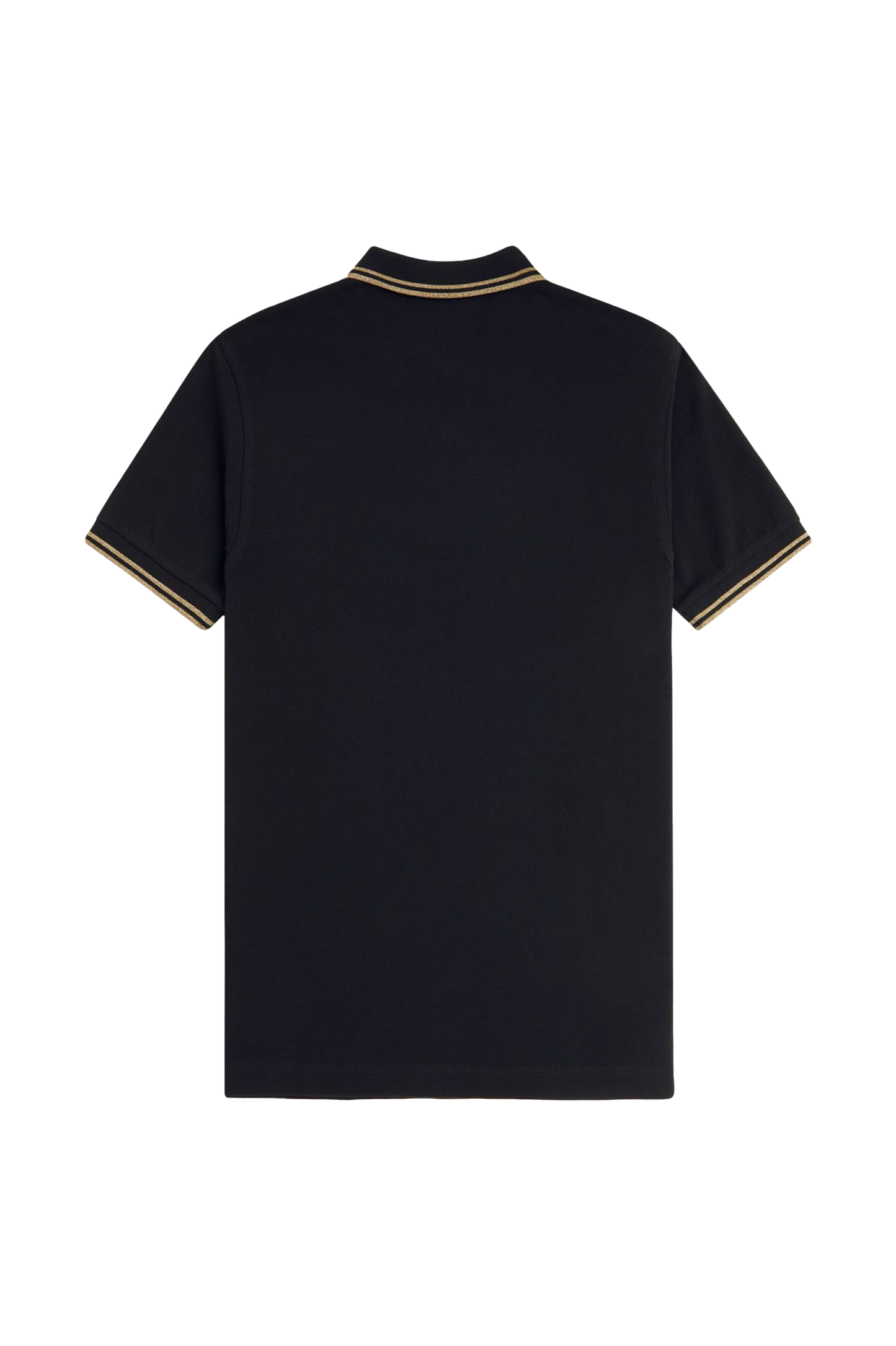 Fred Perry Twin Tipped SS Polo Black/Gold