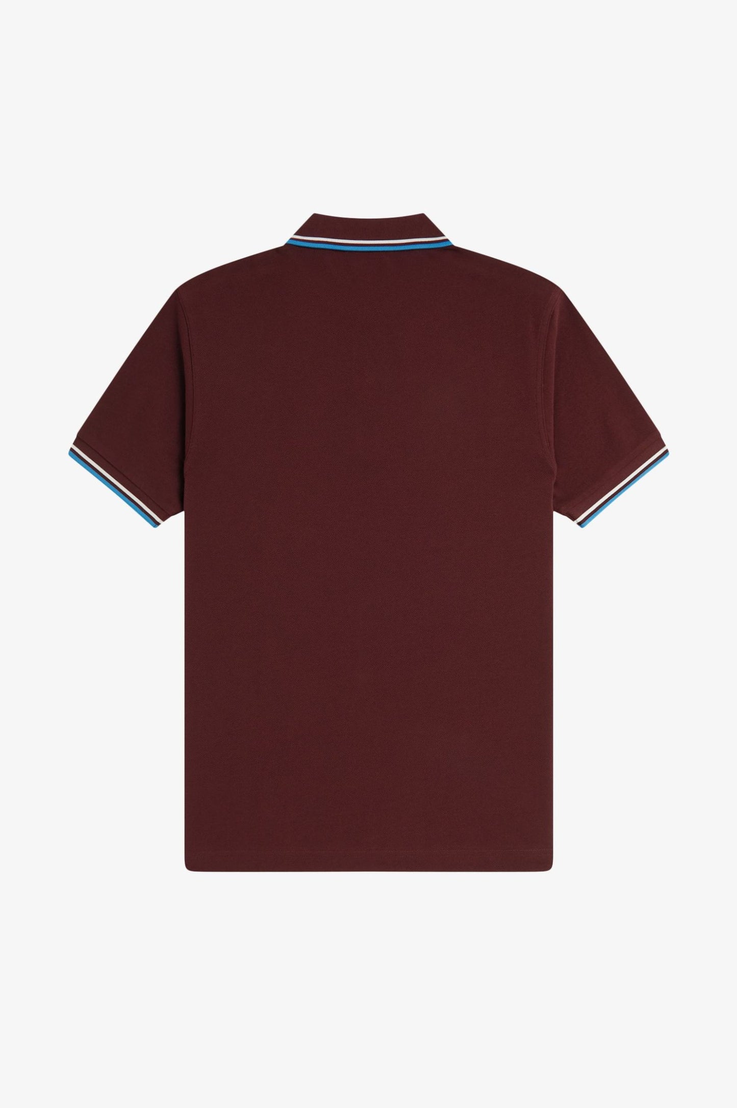 Fred Perry Twin Tipped Polo Oxblood/Ecru