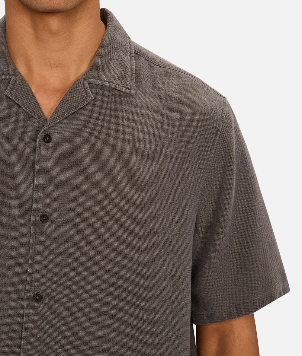 Industrie The Washed Marbella SS Shirt Gunmetal
