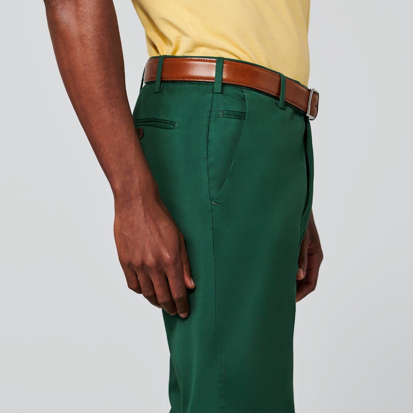 Meyer Bonn Lux Cotton Sports Trouser 34L Green