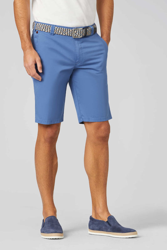 Meyer B-Palma Chino Bermuda Shorts Blue