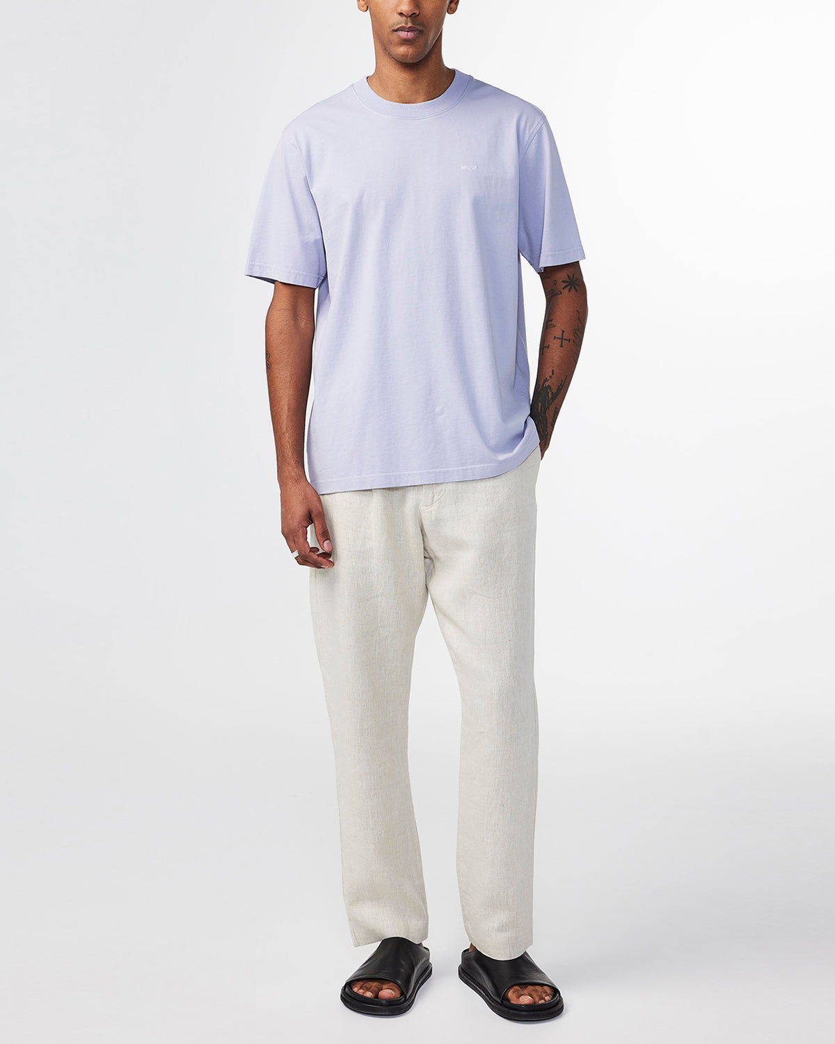 NN.07 3209 Adam EMB T-Shirt Lavender